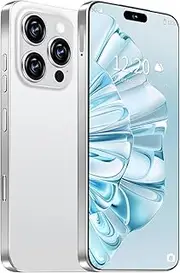 BAOWU I16 PROMAX Unlocked Phone, 6.99inch Cell Phone with Android 13 12GB+512GB 7000mAh Long Battery Life, HD Screen Smartphone with Dual SIM, Fingerprint Lock, Face ID, Photos 5G Phone (White)