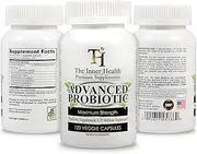 THE INNER HEALTH PROBIOTIC Supplement for Healthy Gut and Digestive & Immune Support 5.75 Billion Organisms-Bacillus Subtilis Bifidobacterium Longum L.Acidophilus L.Rhamnosus L.Plantarum-120 Capsules