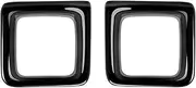 for Outlander 2022 2023 Car Rear Third Row Water Cup Holder Decoration Frame Cover Trim Bright Black Trim Interior