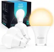 GU24 Dusk to Dawn Outdoor Light Bulbs,Light Sensor A19 LED Bulbs,Photocell Senso