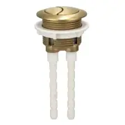 Brushed Brass Toilet Button Elegant Design Powerful And Efficient Flush