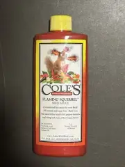 Cole's Wild Bird Products FS08 Flaming Squirrel Seed Sauce 8 Ounce
