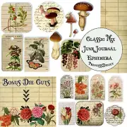 Classic Mix Journaling Cards, Junk Journal Supplies, Pocket Stuffers