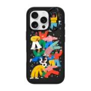 iPhone 16 Pro Impact Ring Stand Case MagSafe Compatible Party People
