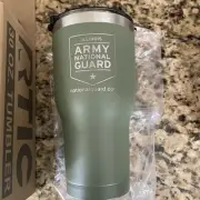 ILLINOIS Army National Guard Tumbler Olive 30 Ounce RTIC Outdoors NEW