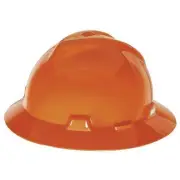 Msa Safety Hard Hat,Type 1, Class E,Pinlock,Orange 454734 Msa Safety 454734