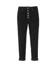 Belt-loop casual pants 24,25,26,27,28,29 Black