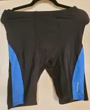 DEVOROPA Black Cycling Shorts Padded Size XL Comfortable