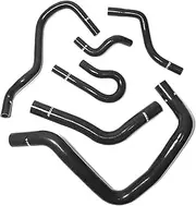 TRS Silicone Radiator Hose Kit for Honda Civic B-Series Type R DC2 EK4 EK9 B16A B16B 32mm Black
