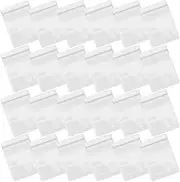 jojofuny 100pcs PVC Jewelry Bags Self Sealing Storage Pouches for Rings and Earrings Durable Convenient for Organizing Accessories for present Packaging