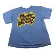 NEW GENUINE Enzo & Cass Men's 2XL NXT WWE How You Doin T-Shirt Blue Wrestling