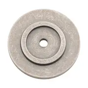 6439 Backplate For Domed Cupboard Knob Rumbled Nickel D25mm