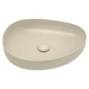 Pebble Medium Above Counter Basin, Matte Khaki