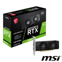 在飛比找Yahoo奇摩購物中心優惠-MSI 微星 GeForce RTX 3050 LP 6G 