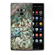Skins Decal Wrap for Samsung Note 9 - Abalone Shell Gold underwater