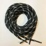 1 pair hiking work boot laces shoelaces for sneakers 36 38 39 50 52 55 58 68 70