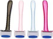 FRCOLOR 4pcs Hair Remover Epilator for Women Portable Body Hair Trimmer Tool Safe and Efficient Razor for Face Underarms Legs Compact Travel Friendly Design