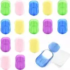 15 Boxes Soap Sheets, 300 Sheets Travel Soap Paper Sheets Disposable Hand Washin