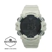 Casio Digital Dual Time Light Grey Resin Band Watch AE1500WH-8B2 AU FAST & FREE