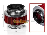 2.75" 70mm Cold Air Intake Universal ByPass Valve Filter RED NIS (for: Nissan)