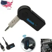 Wireless Bluetooth 3.5mm Phone To AUX Car Stereo Music Receiver Adapter Device A
