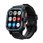 WiFi 4G Android Black Smart Watch GPS Dual Camera Sports Watch Fitness TrackeJm