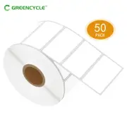 50 ROLLS 2''X1'' 1300/RL Direct Thermal Labels For Zebra LP2824 2422 2844 ZP450