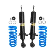 Front Webco Shock Absorbers HD Raised Springs for NISSAN NAVARA D40 4WD Ute