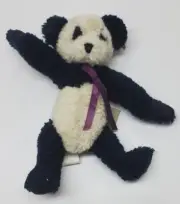 1991 Boyd’s Bears 10" Black & White Panda Toy Bear Stuffed Animal Articulating