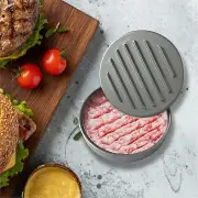 Large Round Hamburger Patty Maker Grill Press Burger Metal Mold Cooking Tools