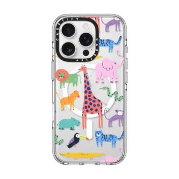 iPhone 16 Pro Impact Clear Case MagSafe Compatible Wild life