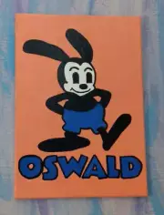 Oswald the Lucky Rabbit 5x7 Painting 1927 Cartoons