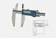 DASQUA 0-300MM/0-12" IP54 DIGITAL CALIPER WITH UPPER JAW (2710-1105)