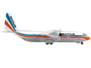 Lockheed L-100-30 Commercial Aircraft "Safair" White with Blue and Orange Stripe