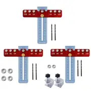 Aluminum Alloy Drill Guide Sleeve Cabinet Hardware Jig Drawer Pull Drilling