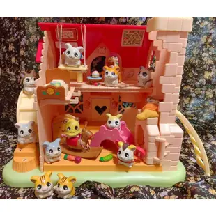 哈姆太郎 正版 絕版品 麗麗 瑪拉 小丸 倉鼠 袖珍 向日葵小屋 房子 公仔 娃娃屋 扭蛋 盒玩