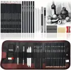 29-Pack Sketch Pencils Kit Charcoal Tools for Shading Sketching Art Beginners