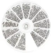 HVAZI 12 Kinds M1 M1.2 M1.4 M1.6 Small Screws Assortment Kit