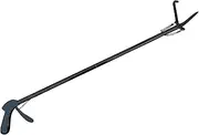 Snake Grabber Tool 72Inches Black Professional Extra Heavy Duty Foldable Stainless Steel Snake Catcher Tool Picker Snake Stick Reptile Grabber White jaw handling Tool