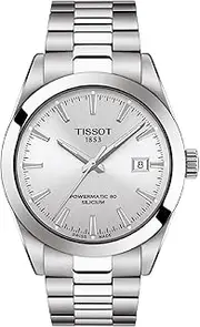 [Tissot] Mens Gentleman Swiss Automatic Stainless Steel Dress Watch (Model: T1274071103100)