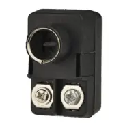 FM 300 to 75 OHM UHF VHF MATCHING TRANSFORMER/ADAPTER WITH F TYPE FM CONNECTOR