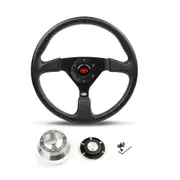 SAAS Steering Wheel SW516B-R & billet boss for Flaming River GM Style Aftermarket Steering Columns