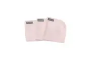 Little Bamboo Towelling Washer 3 Pack Dusty Pink
