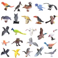 在飛比找樂天市場購物網優惠-仿真鳥類模型玩具孔雀貓頭鷹老鷹禿鷲24款套裝兒童認知擺件