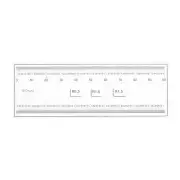 Film Ruler 10cm 0.1mm Scale PET with R Angle Flexible Ruler