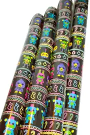 1~50sq ft Roll Funko Five Nights at Freddy's Black Light Gift Wrap Paper (Qty 4)