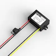 DC Buck Converter, 24V 12V to 5V Step Down Converter (Accept DC 8-40V Inputs) 5A 25W with Fuse Waterproof, Voltage Reducer for Car Electronics Truck Vehicle Boat Solar System Golf Cart LED Light