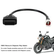 4 Pin to OBD2 Cable Diagnostic Adapter Connector Fit For Yamaha R1 R6 MT09 A