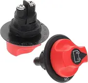 2 Pack Boat Car Mini Battery Disconnect Isolator On-Off Switches for Auto Rally Race Waterproof