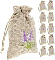 SOESFOUFU Sachet Pouches Drawstring Empty Refillable Small Burlap Bags 22 Pack for Scented Flowers Spice Jewelry
